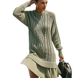 Zekear™ Mini Sweater Dress