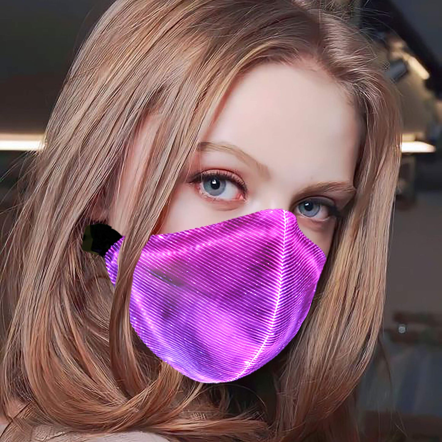 Leuchtende 3D-LED-Maske mit 7 Farben