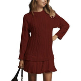Zekear™ Mini Sweater Dress