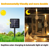 8 Modes Water Drop Solar Lights