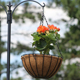 Metal Hanging Planter Basket with Coconut Liner