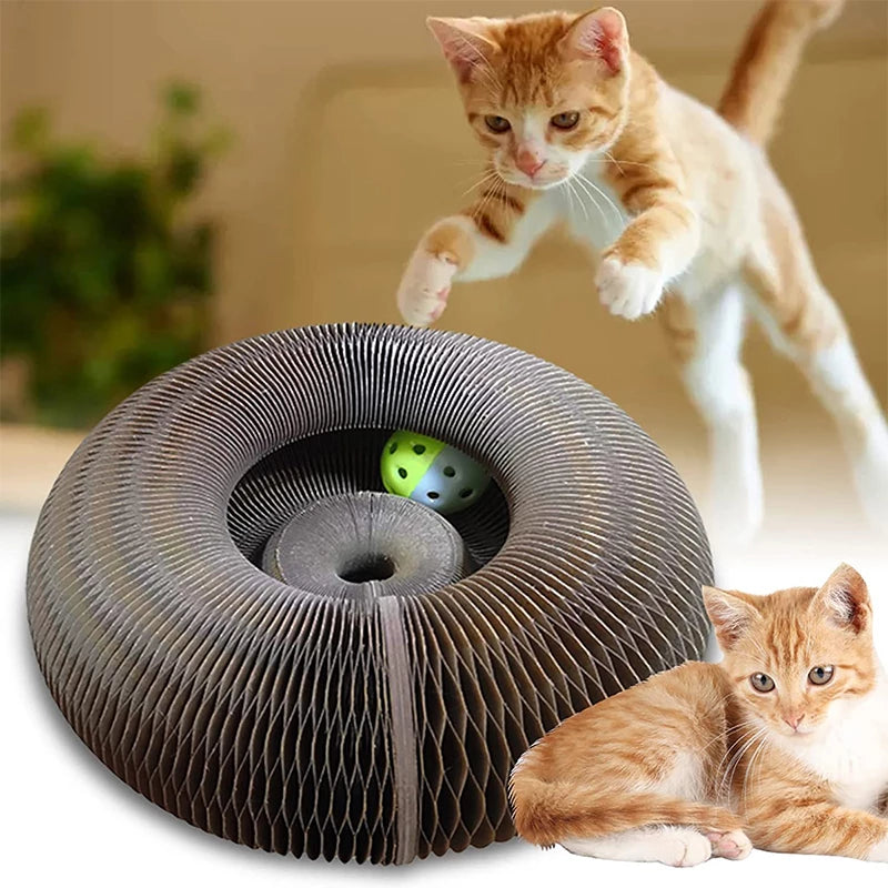 Griffoir magique en carton pour chat