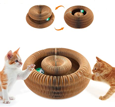 Griffoir magique en carton pour chat