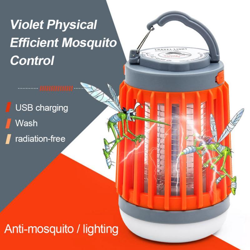 2-in-1 LED USB Solar Mückenlampe