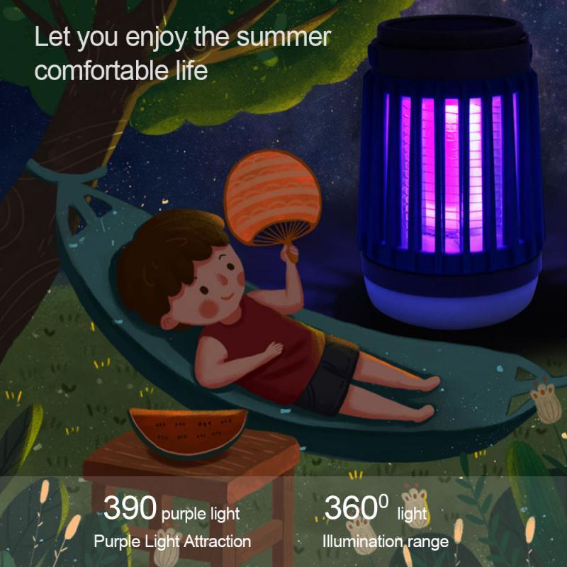2-in-1 LED USB Solar Mückenlampe
