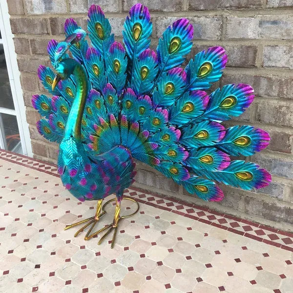 Sherem Pfau-Statuen-Deko