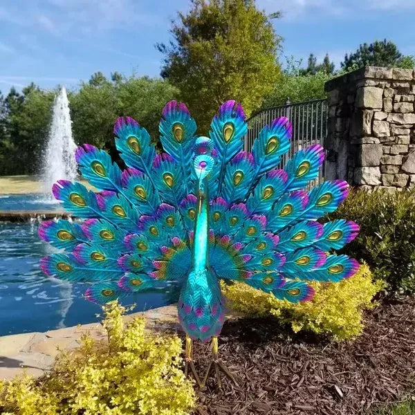 Sherem Pfau-Statuen-Deko