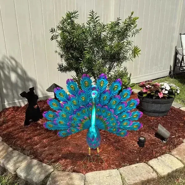 Sherem Pfau-Statuen-Deko