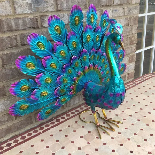 Sherem Pfau-Statuen-Deko
