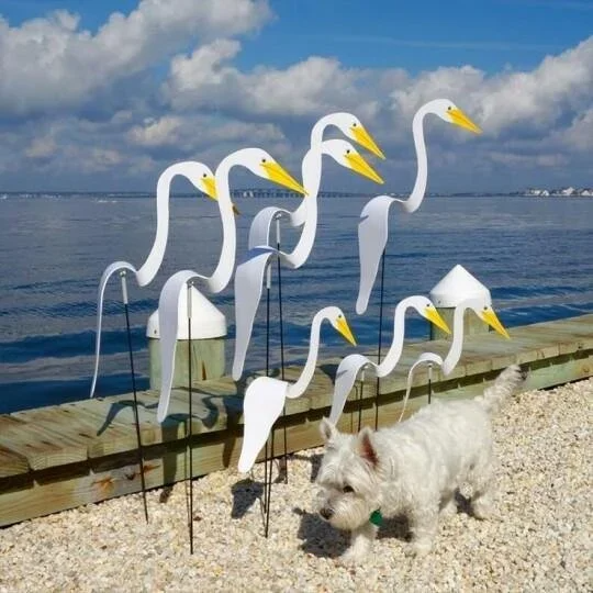 Sherem Metall tanzende Flamingos