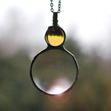 💐Hot Sale💖Magnifying Glass Pendant Necklace