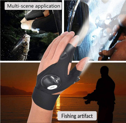 Gants à lampe de poche LED