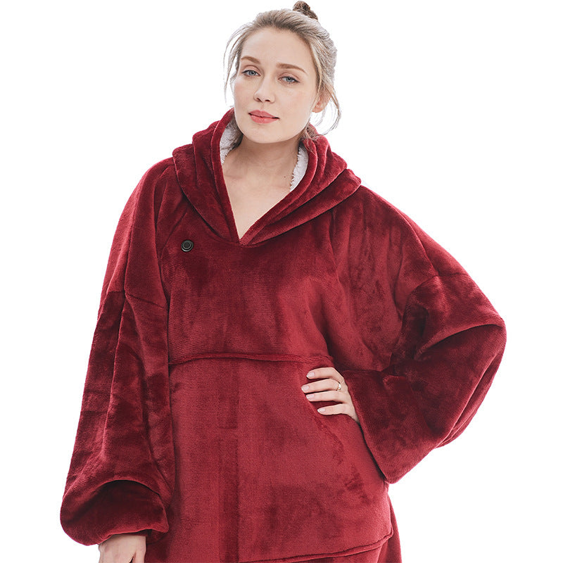 Beheizbarer Tragbarer Deckenhoodie mit Akku