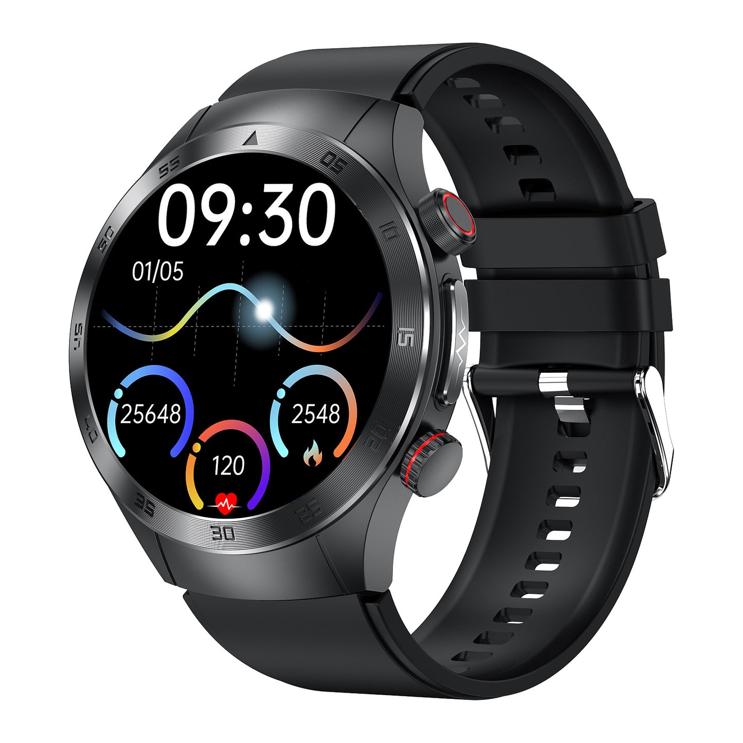 BEST Medizinische Diagnose Smartwatch Blutfette Harnsäure Blutzucker Uhr - EKG+PPG Fitness Tracker