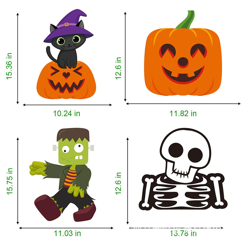 Halloween Gartenpfähle Dekorationen