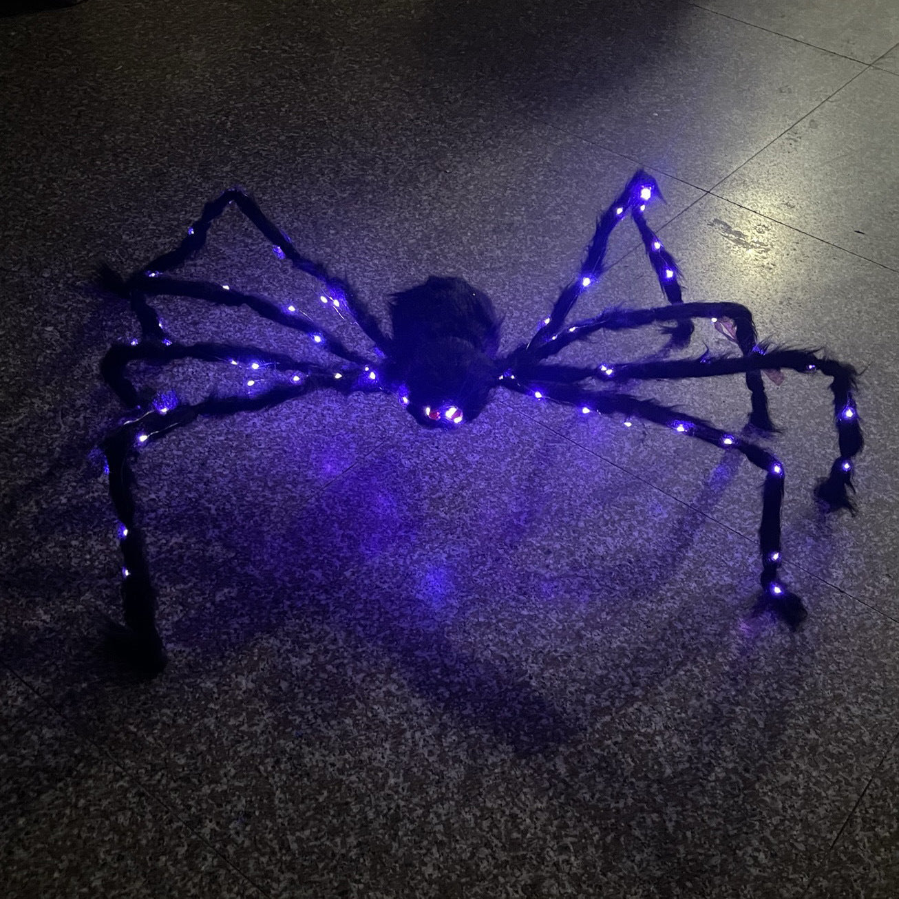Halloween leuchtende Spinne