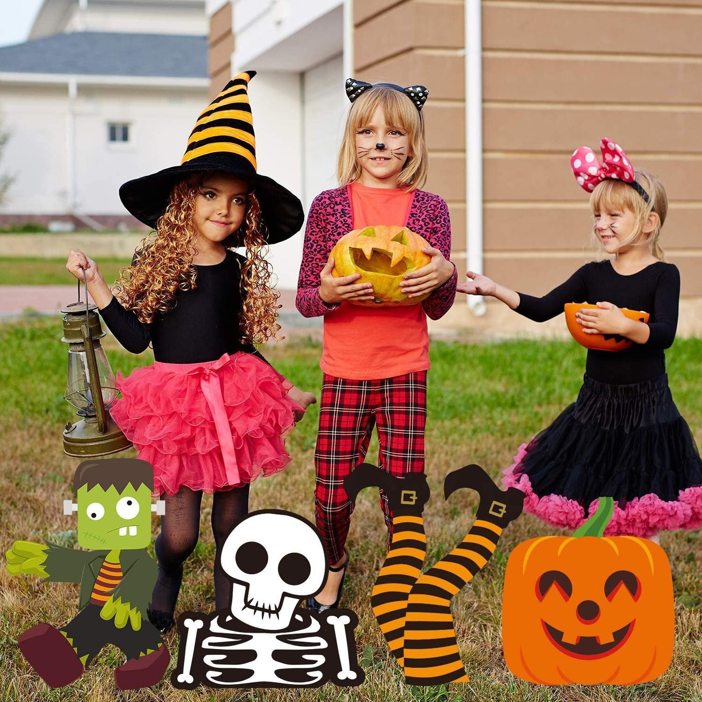 Halloween Gartenpfähle Dekorationen
