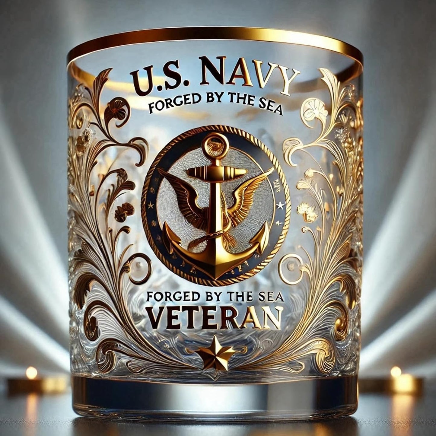 SheremArt Veteranentribut-Glas