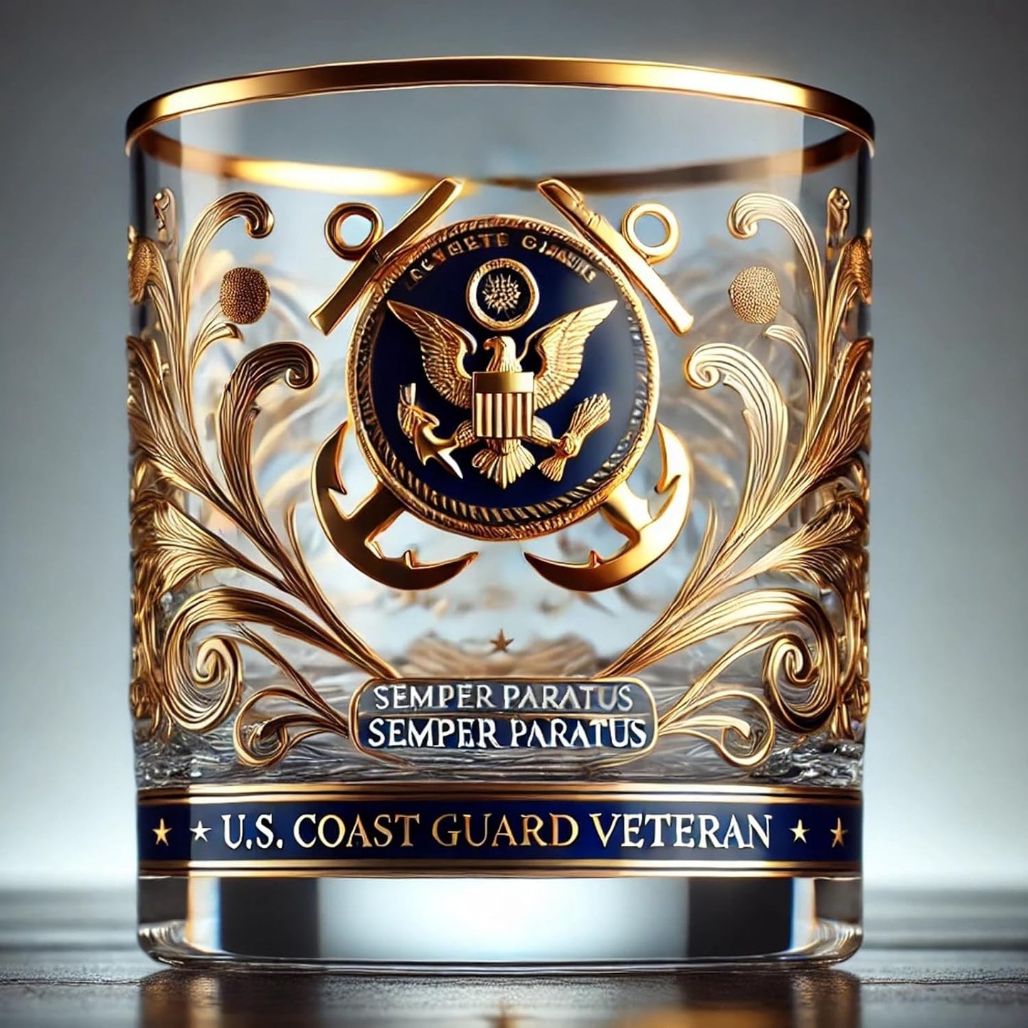 SheremArt Veteranentribut-Glas