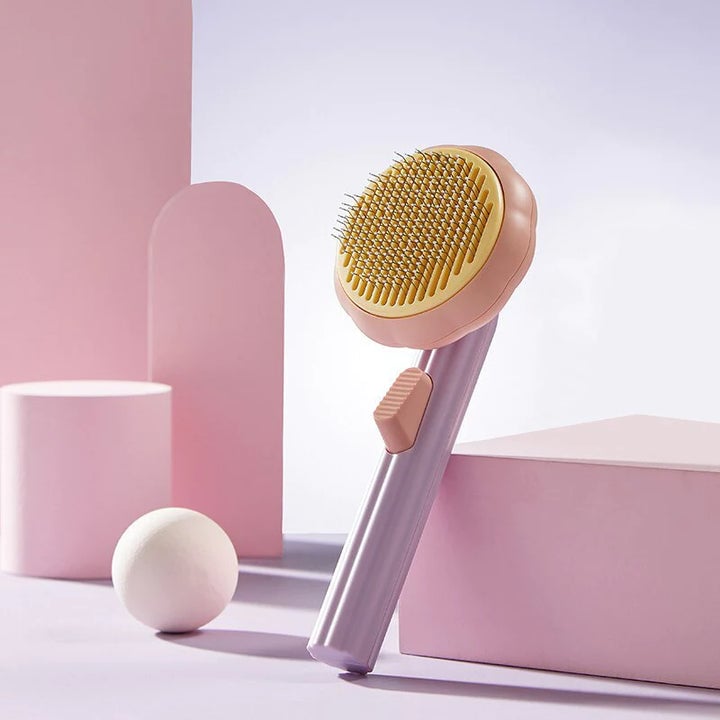 Pumpkin-Ahaped Pet Grooming Brush