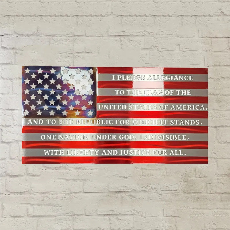 Drapeau patriotique fait main Sherem
