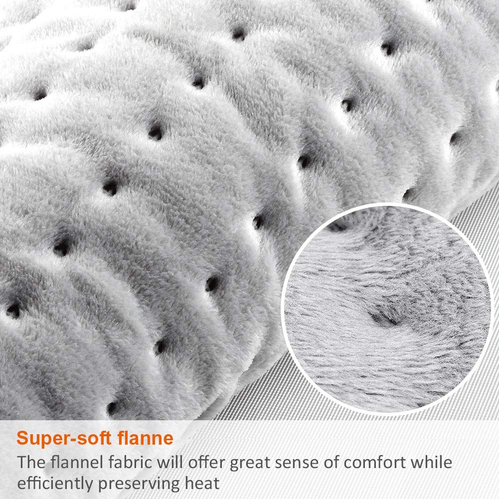 Coussin chauffant électrique, coussin chauffant pour le dos et les douleurs musculaires