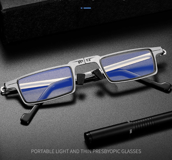 Ultraleichte schraubenlose faltbare Lesebrille