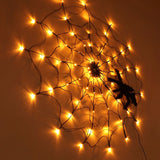 Halloween Decorative Spider Web Lighting - String Lights LED