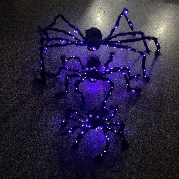 Halloween leuchtende Spinne