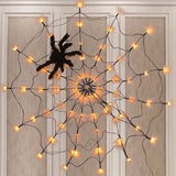 Halloween Decorative Spider Web Lighting - String Lights LED