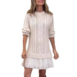 Zekear™ Mini Sweater Dress