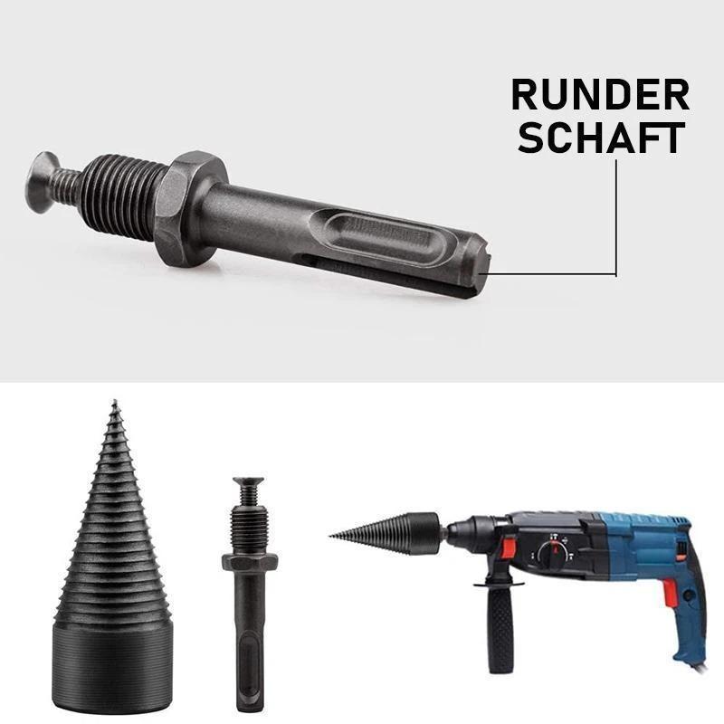 Promo🔥Kaminholzbohrer mit Rundschaft