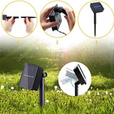 8 Modes Water Drop Solar Lights