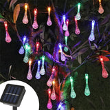 8 Modes Water Drop Solar Lights