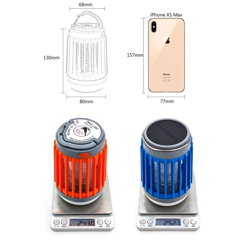2-in-1 LED USB Solar Mückenlampe