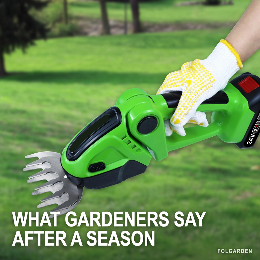 What gardeners say after a season