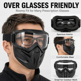 2026 Upgraded Detachable Full Face Anti-Fog Grass Cutting Goggles