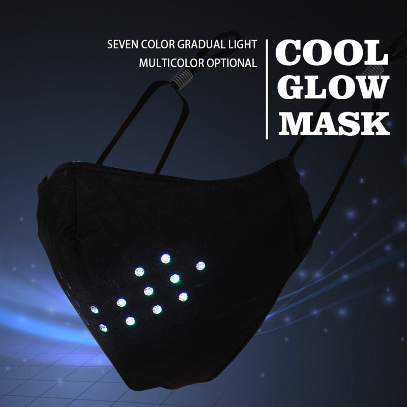 Sprachgesteuerte LED-Maske
