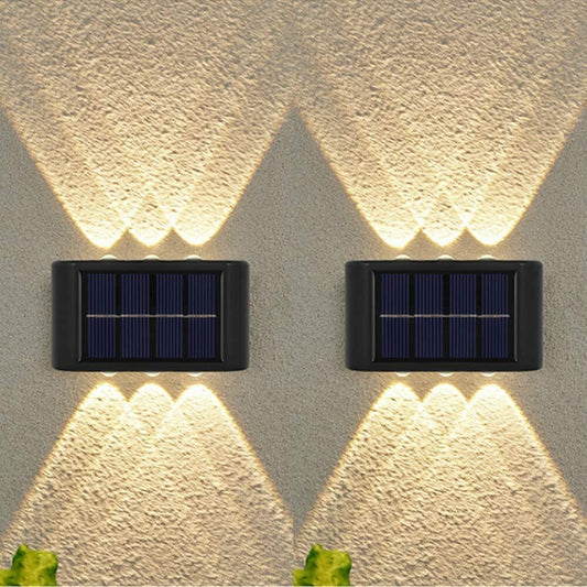 Solare Wandlampe