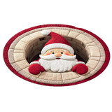 SheremArt 3D Santa Rug