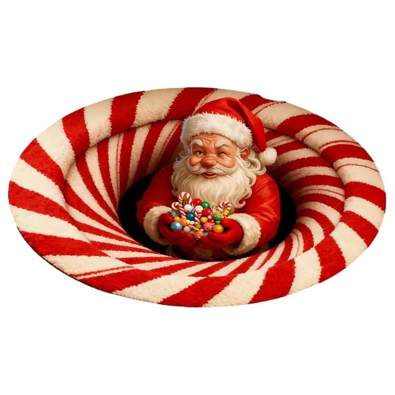 Tapis SheremArt 3D Père Noël
