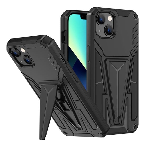 Neue Außergewöhnliche Armor Bracket Magnetische Handyhülle für iPhone 13