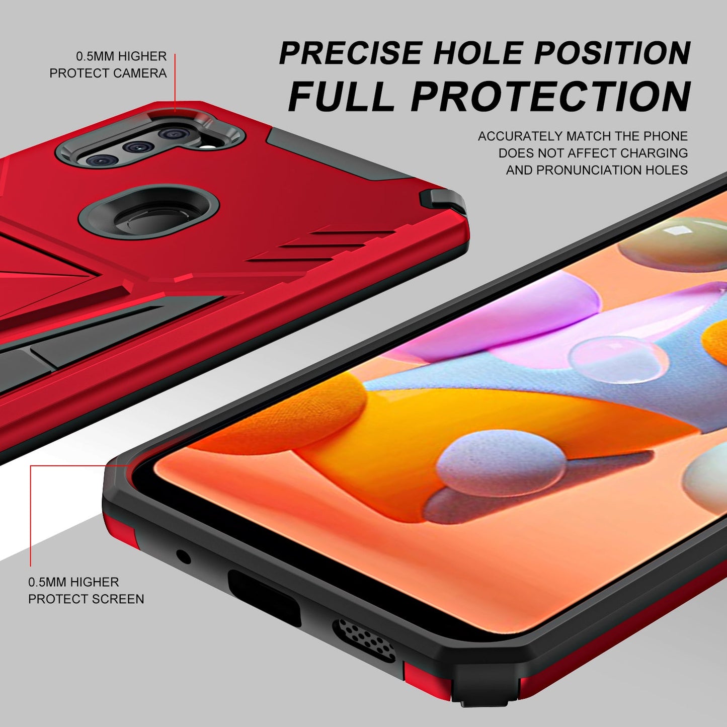 Neue Außergewöhnliche Rüstung Halterung Magnetische Handyhülle für Samsung A11