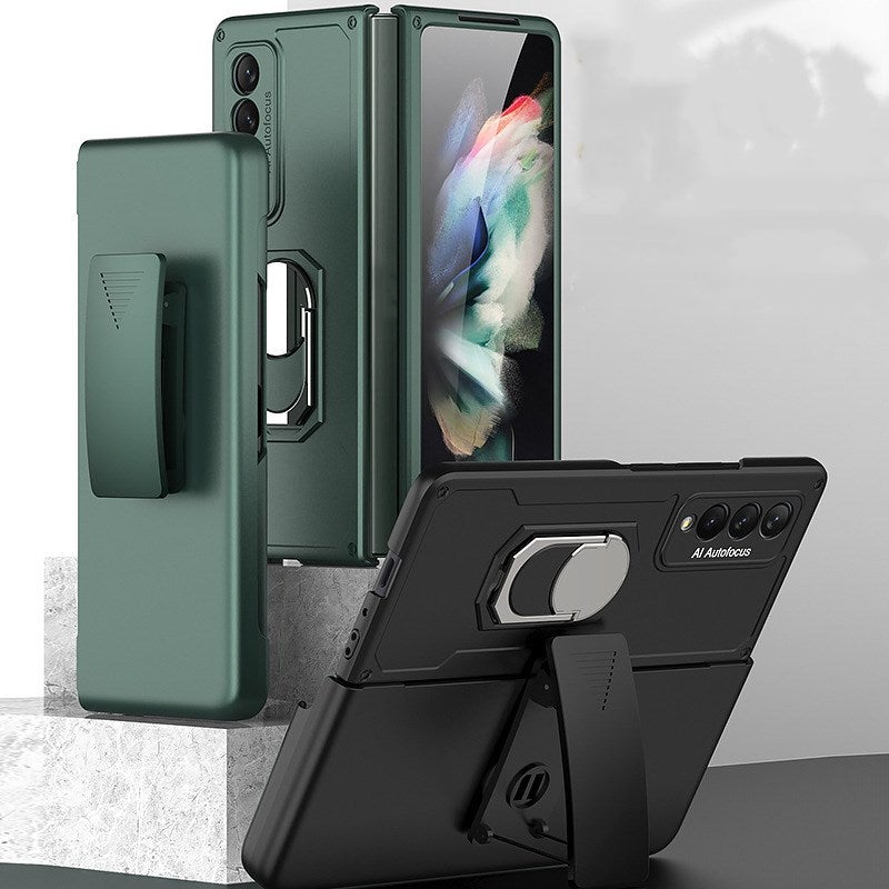 Ultradünne faltbare All-Inclusive-Anti-Sturz-Rückseiten-Clip-Hülle für Samsung Galaxy Z Fold3 5G