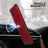 New Extraordinary Armor Bracket Magnetic Phone Case For Samsung A12