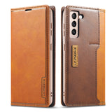 High Quality Magnetic Card Wallet Case For Samsung S21 5G