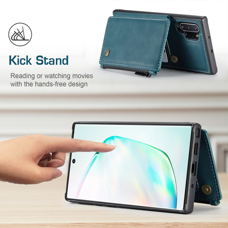 Neue luxuriöse multifunktionale Brieftaschen-Handyhülle für Samsung Note10 Plus