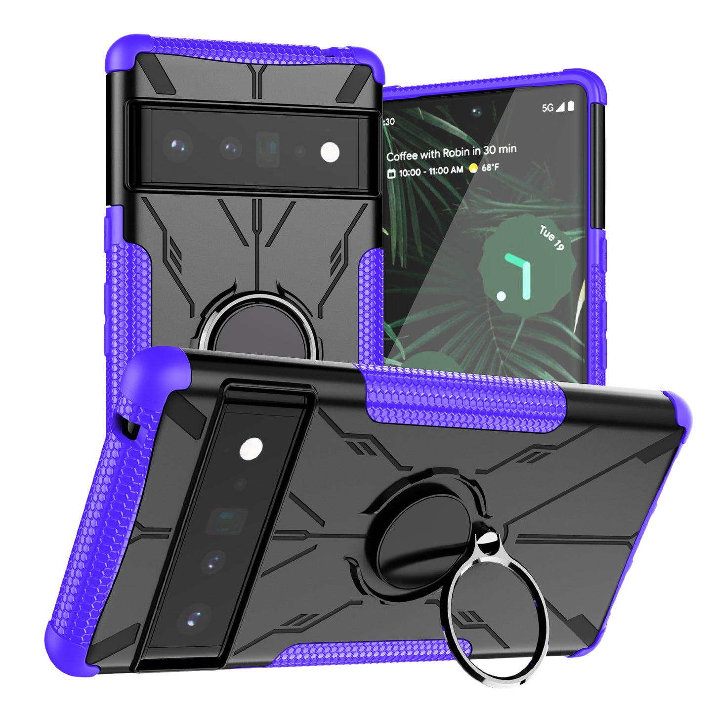 3-in-1 Heavy Duty Defender Roboter-Hülle für Google Pixel 6 Pro