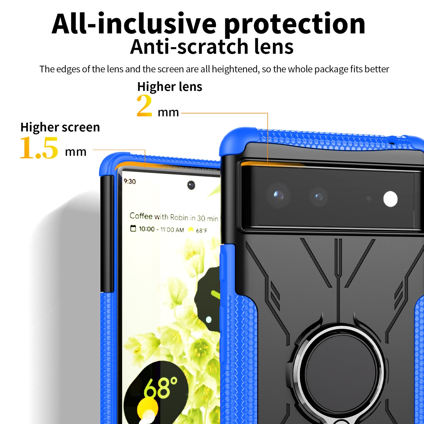 Robot 3 in 1 Heavy Duty Defender Hülle für Google Pixel 6