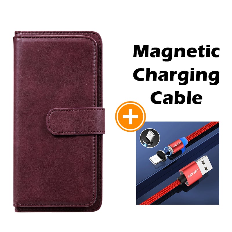 Multifunktionale Großraum-Brieftaschen-Handyhülle für Samsung S20 FE